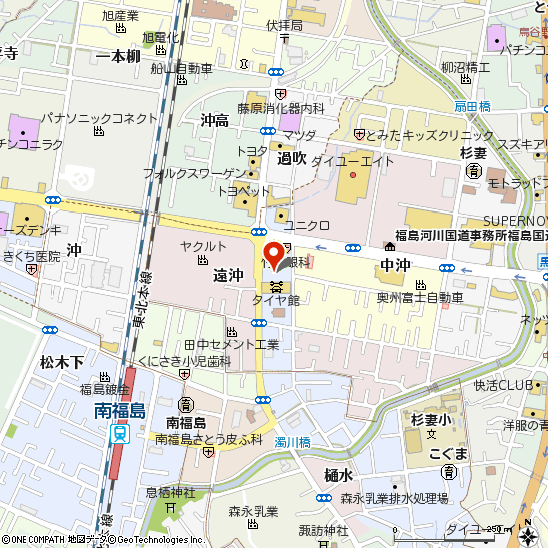 ブリヂストンタイヤセンター北日本株式会社　タイヤボックス付近の地図